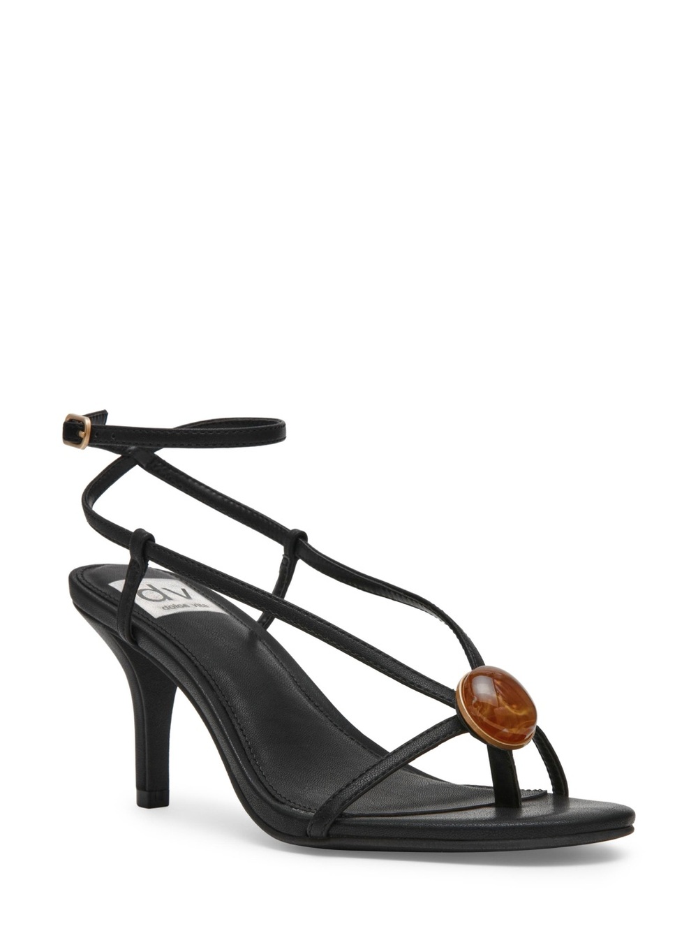 New DV by Dolce Vita Cella Heeled Sandals in Black Size 7.5